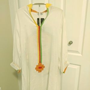 Chinyere Pakistani Indian Cotton Lawn Kurta M